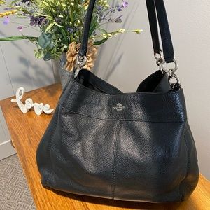 Authentic Coach Lexi Pebbled Leather Shoulder Bag